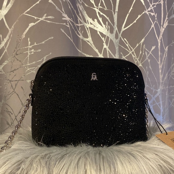 Steve Madden Bags Bnwt Steve Madden Bmaggie Black Rhinestone
